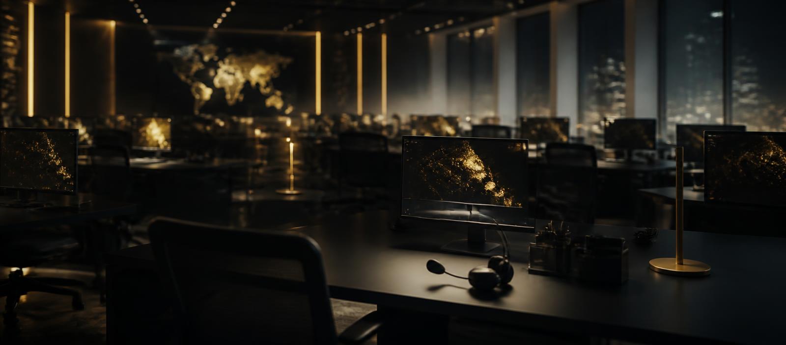 High Business Solutions outbound operations floor at night